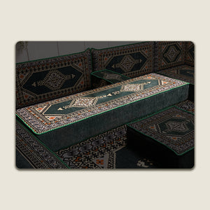 Green Saray 8 Inch Floor Pillow