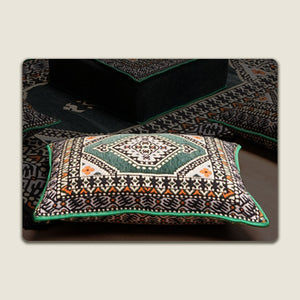 Green Saray Pouf Pillow