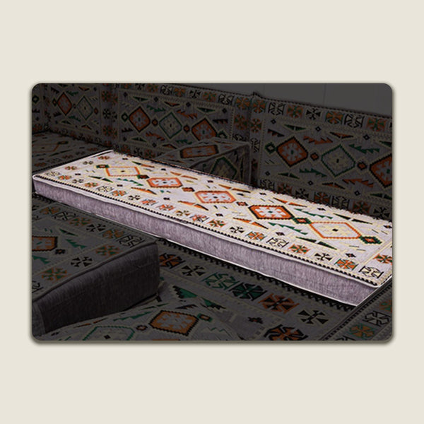 Grey Anatolia 4 Inch Floor Pillow