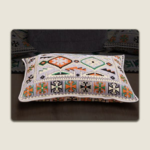 Grey Anatolia Pouf Pillow