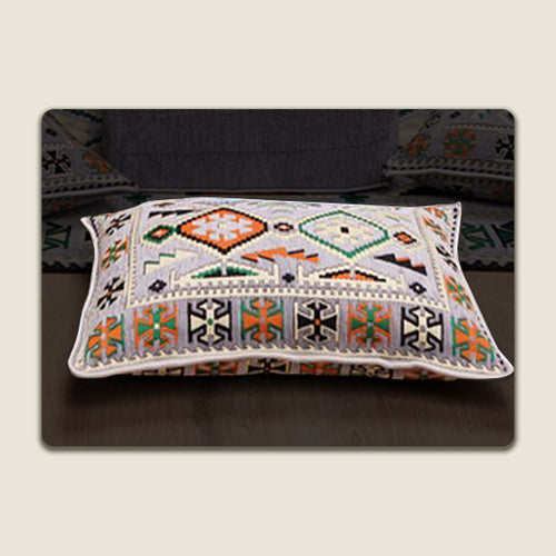 Grey Anatolia Pouf Pillow