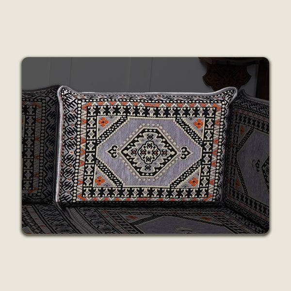 Grey Saray Corner Backrest Pillow