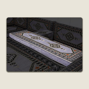 Grey Saray 4 Inch Floor Pillow