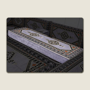 Grey Saray 8 Inch Floor Pillow