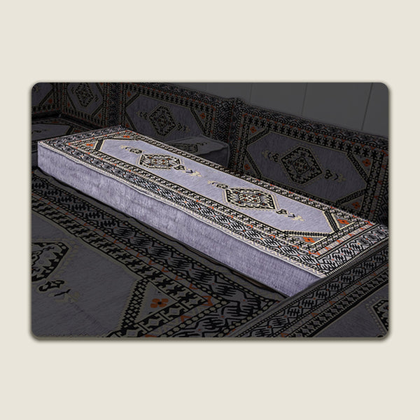 Grey Saray 8 Inch Floor Pillow