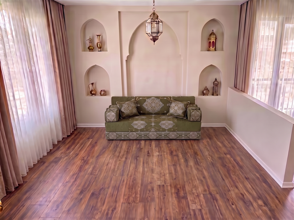 Ensemble de canapé en forme de L d'une épaisseur de 4'', canapé d'angle arabe au sol, canapé turc bleu marine en forme de L, coussins orientaux de sol, Majlis arabe, canapé traditionnel de salon, ensemble Jalsa arabe