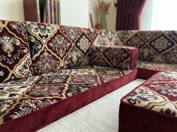 Premium Velvet Diwan Sofa Sets, Arabic Sofa Set, Floor Cushions, Oriental Arabic Seating Floor Sofa, Backrest Pillow, Moroccan Sofas, Arabic Majlis