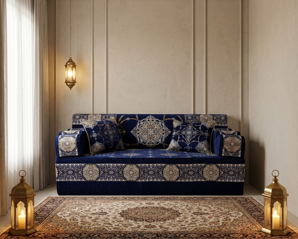 Arabic Majlis Sofa – Modular Floor Seating – Living Room Seating – Ottoman Couches – Luxury Diwan Sofa Set