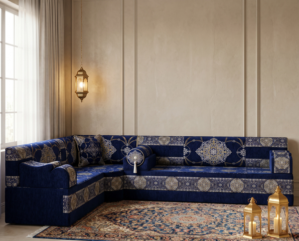 Arabic Majlis Sofa – Modular Floor Seating – Living Room Seating – Ottoman Couches – Luxury Diwan Sofa Set