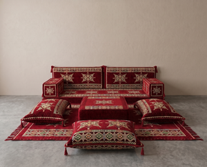 Arabic Diwan Sofa Seating, Floor Sofas, Sofa with Ottoman Couch and Rug, Moroccan Sofas, Sectional Sofas, Sofa Slipcovers