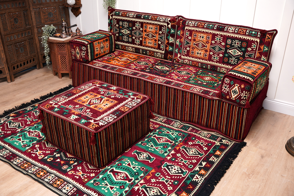 8'' Thickness Sofa Set, Bench Cushion, 8" Thickness Floor Couch, Reading Sofa Pillow, Meditation Yoga Loveseat