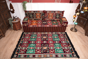 8'' Thickness Sofa Set, Bench Cushion, 8" Thickness Floor Couch, Reading Sofa Pillow, Meditation Yoga Loveseat