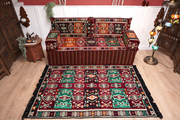 8'' Thickness Sofa Set, Bench Cushion, 8" Thickness Floor Couch, Reading Sofa Pillow, Meditation Yoga Loveseat