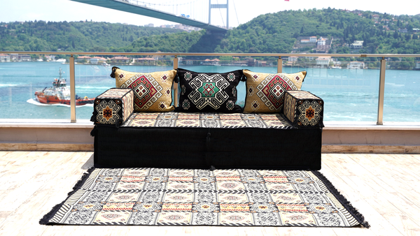 8'' Thickness Sofa Set, Floor Sofa, Arabic Majlis, Arabic Floor Sofa Seating, Pallet Sofa