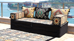 8'' Thickness Sofa Set, Floor Sofa, Arabic Majlis, Arabic Floor Sofa Seating, Pallet Sofa