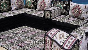 8'' Thickness U Sofa Set, Arabic Diwan Sofas, Moroccan Rug, Arabic Majlis Seating