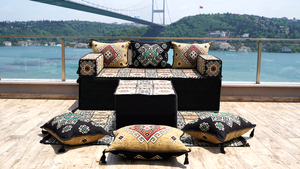 8'' Thickness Sofa Set, Floor Sofa, Arabic Majlis, Arabic Floor Sofa Seating, Pallet Sofa