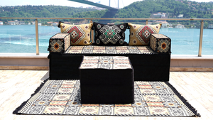 8'' Thickness Sofa Set, Floor Sofa, Arabic Majlis, Arabic Floor Sofa Seating, Pallet Sofa
