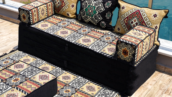 8'' Thickness Sofa Set, Floor Sofa, Arabic Majlis, Arabic Floor Sofa Seating, Pallet Sofa