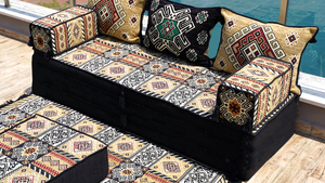 8'' Thickness Sofa Set, Floor Sofa, Arabic Majlis, Arabic Floor Sofa Seating, Pallet Sofa