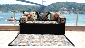 8'' Thickness Sofa Set, Floor Sofa, Arabic Majlis, Arabic Floor Sofa Seating, Pallet Sofa