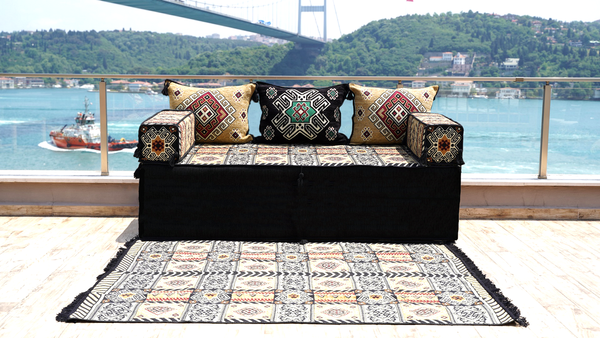 8'' Thickness Sofa Set, Floor Sofa, Arabic Majlis, Arabic Floor Sofa Seating, Pallet Sofa