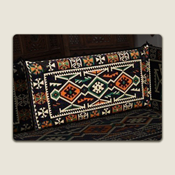 Navy Anatolia Backrest Pillow