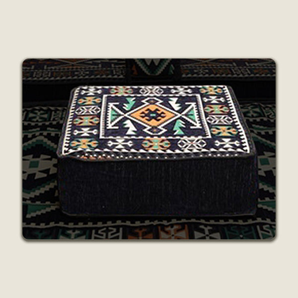 Navy Anatolia Ottoman Couch