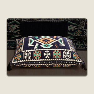 Navy Anatolia Pouf Pillow