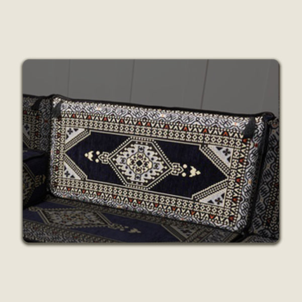 Navy Saray Backrest Pillow