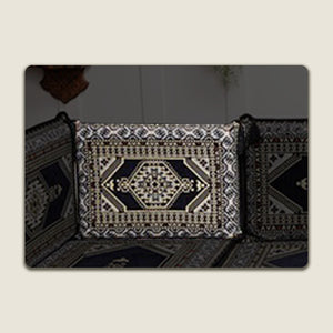 Navy Saray Corner Backrest Pillow