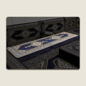 Navy Saray 4 Inch Floor Pillow
