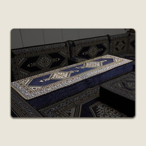 Navy Saray 8 Inch Floor Pillow