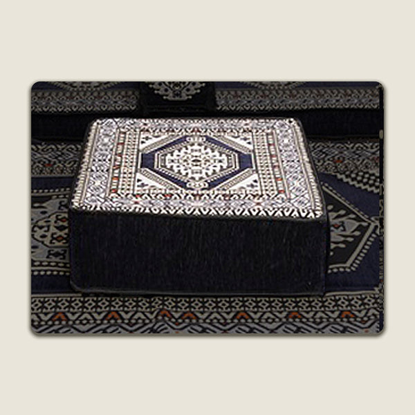 Navy Saray Ottoman Couch