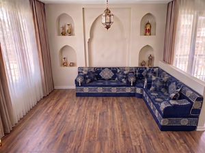 Arabic Majlis Sofa – Corner Floor Sofa – Wall Seating Sofa – Majlis Furniture for Restaurants