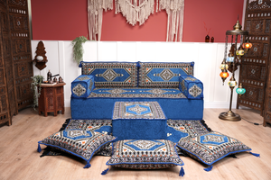 8'' Thickness Sofa Set, Window Seat, Bench Cushion, 8" Thickness Floor Couch, Reading Sofa Pillow, Meditation Yoga Loveseat