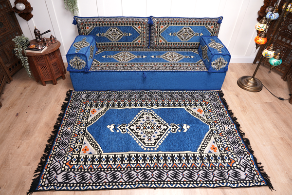 8'' Thickness Sofa Set, Window Seat, Bench Cushion, 8" Thickness Floor Couch, Reading Sofa Pillow, Meditation Yoga Loveseat