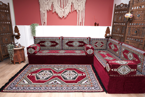 8'' Thickness L Sofa Set, Corner Floor Couch, Sectional Sofas, Yoga Sofa Sets, Handmade Living Room Furniture