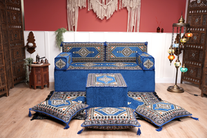 8'' Thickness Sofa Set, Window Seat, Bench Cushion, 8" Thickness Floor Couch, Reading Sofa Pillow, Meditation Yoga Loveseat