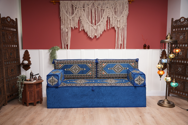 Marokkanische Wohndekoration Sofas, Arabische Majlis, Einzelsofas, Ecksofa, Ethnisches Sofa, Palettensofa, Bodenkissen, Osmanisches Sofa