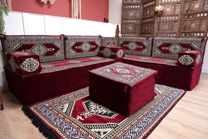 8'' Thickness L Sofa Set, Corner Floor Couch, Sectional Sofas, Yoga Sofa Sets, Handmade Living Room Furniture