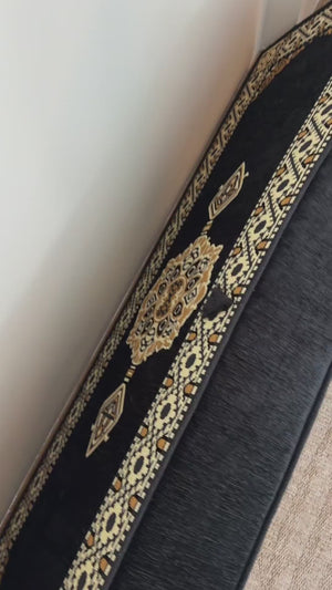 وسائد أرضية كستنائية على شكل حرف U، طقم مجلس عربي عصري، طقم أريكة أرضية، أريكة عرقية، جلسة عربية، أريكة مغربية
