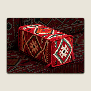 Red Anatolia Armrest Pillow