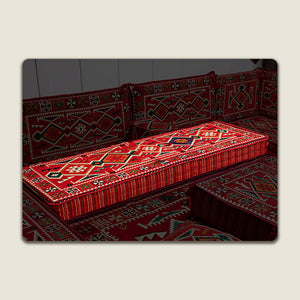 Red Anatolia 8 Inch Floor Pillow
