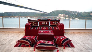 8'' Thickness Sofa Set, Window Seat, Floor Sofa Seating, Arabic Majlis, Reading Sofa Pillow