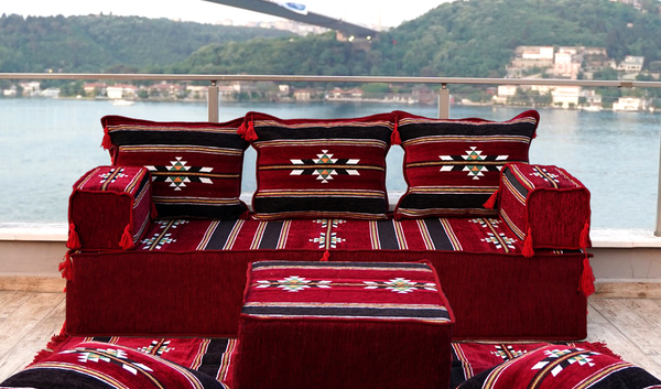 8'' Thickness Sofa Set, Window Seat, Floor Sofa Seating, Arabic Majlis, Reading Sofa Pillow