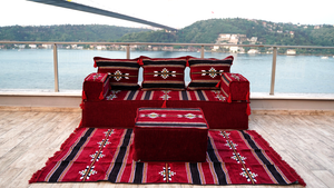 8'' Thickness Sofa Set, Window Seat, Floor Sofa Seating, Arabic Majlis, Reading Sofa Pillow