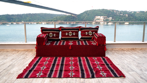 8'' Thickness Sofa Set, Window Seat, Floor Sofa Seating, Arabic Majlis, Reading Sofa Pillow