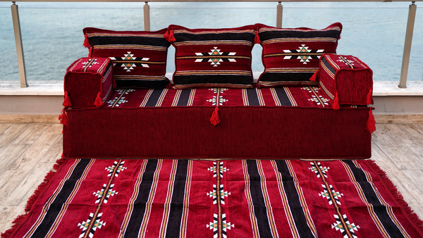 8'' Thickness Sofa Set, Window Seat, Floor Sofa Seating, Arabic Majlis, Reading Sofa Pillow