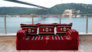 8'' Thickness Sofa Set, Window Seat, Floor Sofa Seating, Arabic Majlis, Reading Sofa Pillow